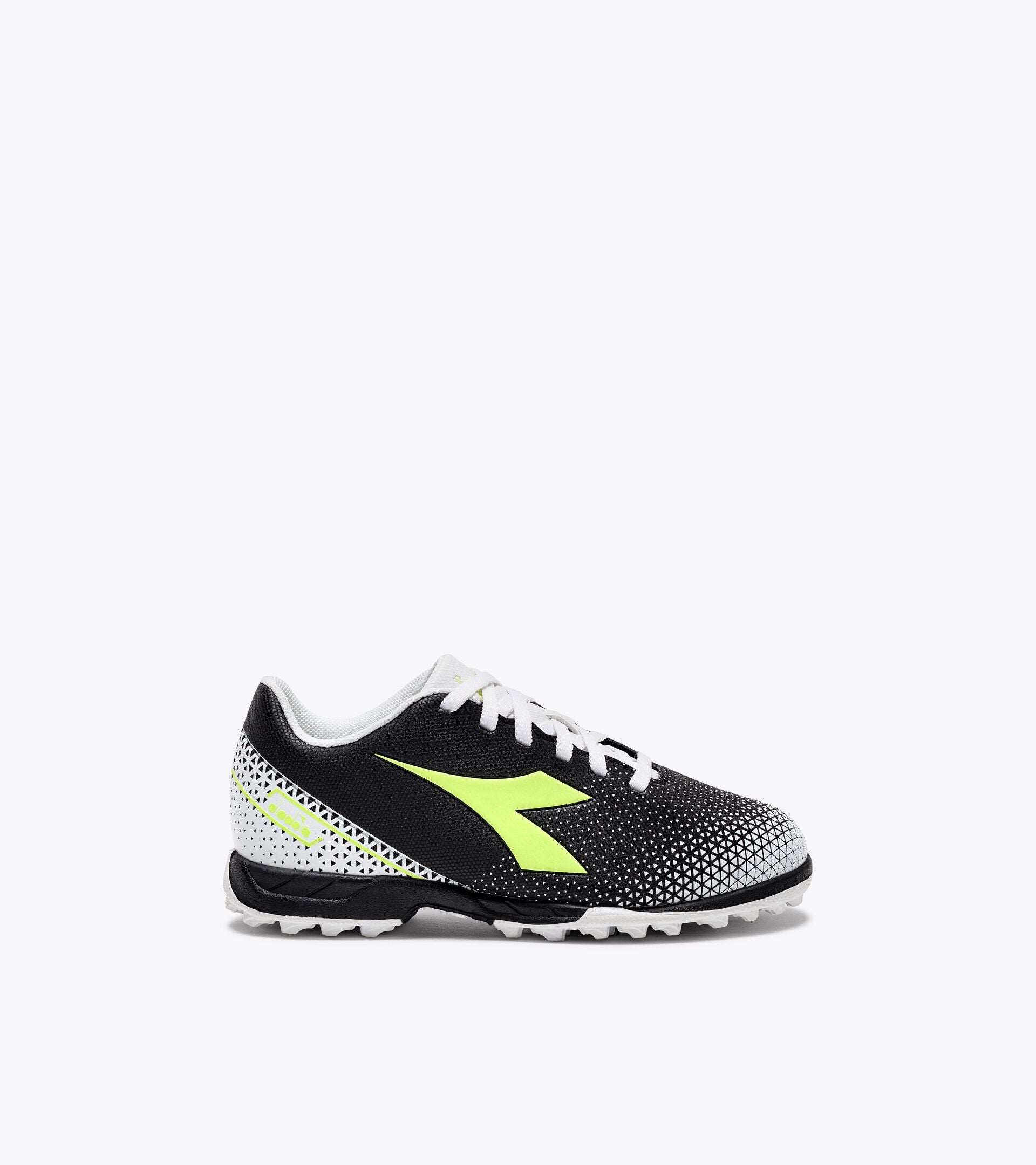 Diadora Pichichi 6 TF JR (black/yellow fluo dd/white)-Soccer Command