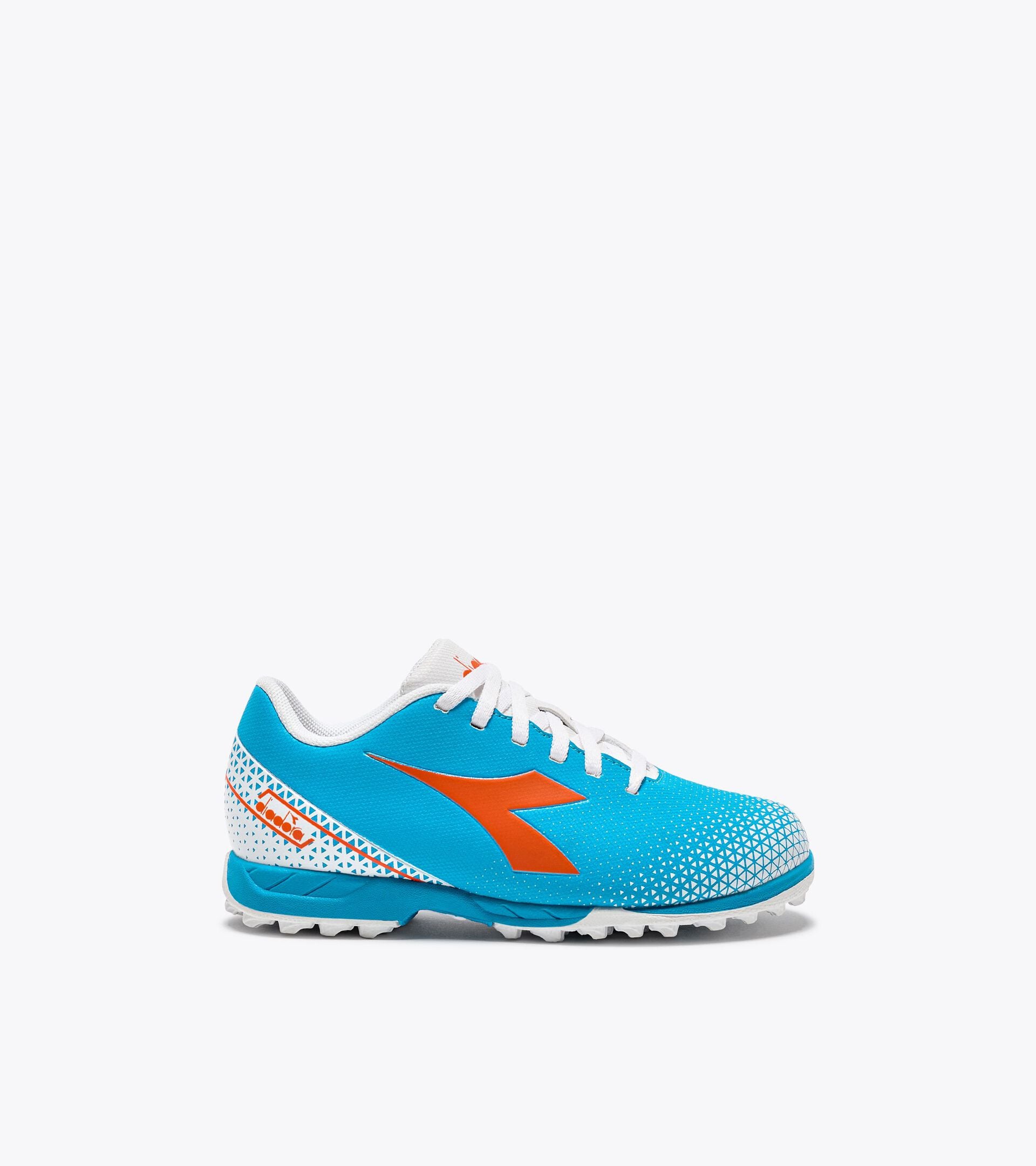 Diadora Pichichi 6 TF JR (blue fluo/white/orange)-Soccer Command