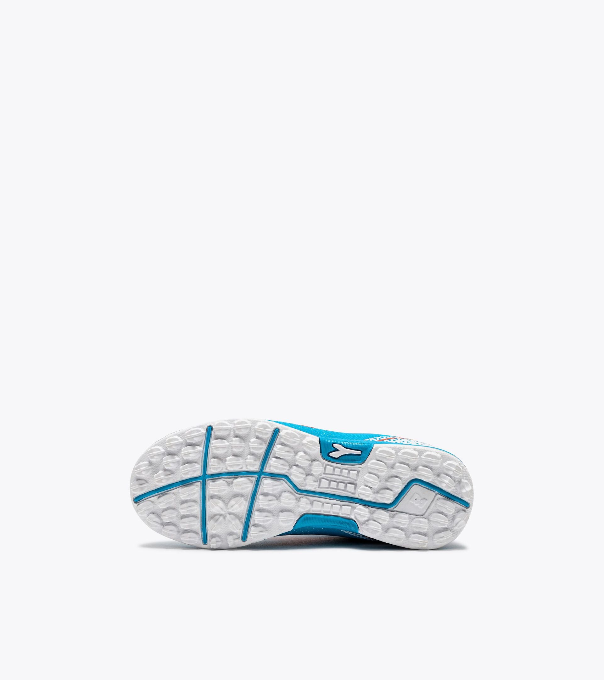 Diadora Pichichi 6 TF JR (blue fluo/white/orange)-Soccer Command