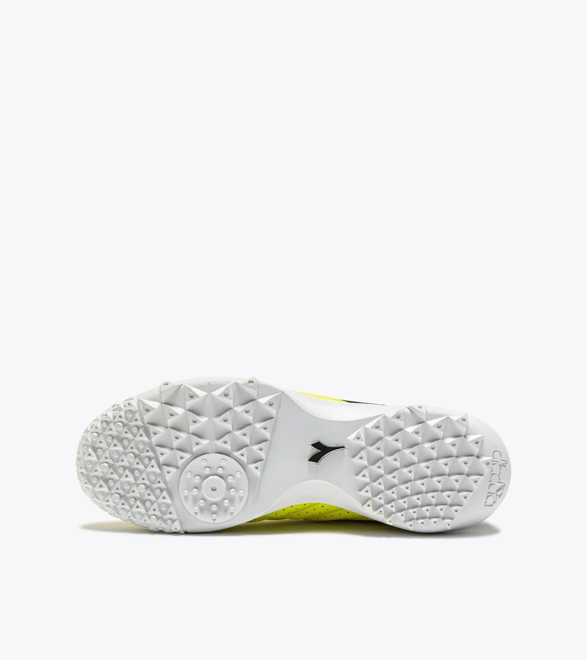 Zapatillas de fútbol Diadora Brasil Icon Sala TF (amarillo fluorescente DD/negro)