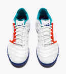 Diadora Brasil Sala Cup TF Soccer Cleats (white/navy)-Soccer Command