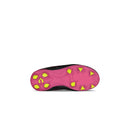 Charly Blaze Youth FG Cleats (black/fiusia)