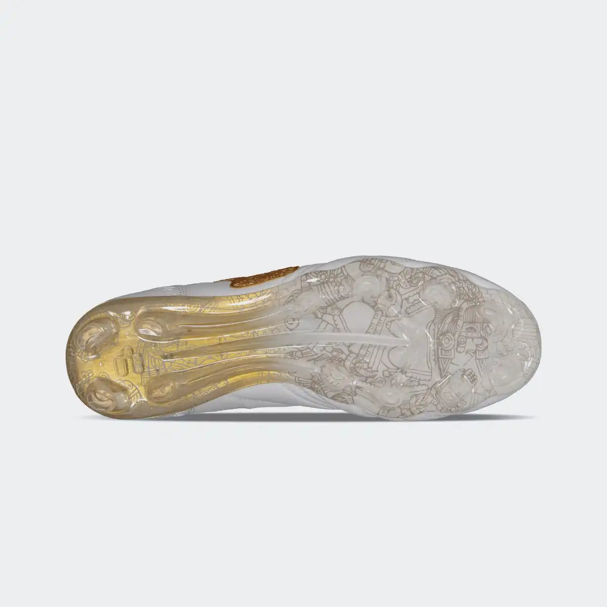 Charly Legendario 26 Select Soccer Cleats (white/gold)