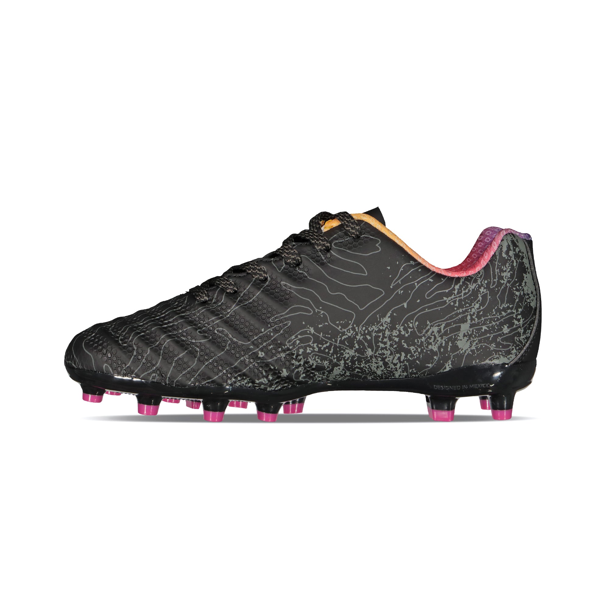 Charly Hotcross 2.0 JR Soccer Cleats (black/multi)-Soccer Command