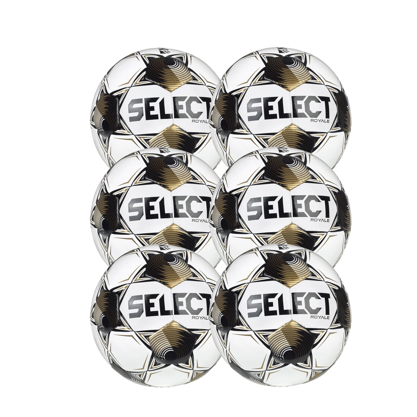 Balón de fútbol Select Royale v25 NFHS (paquete de 6)