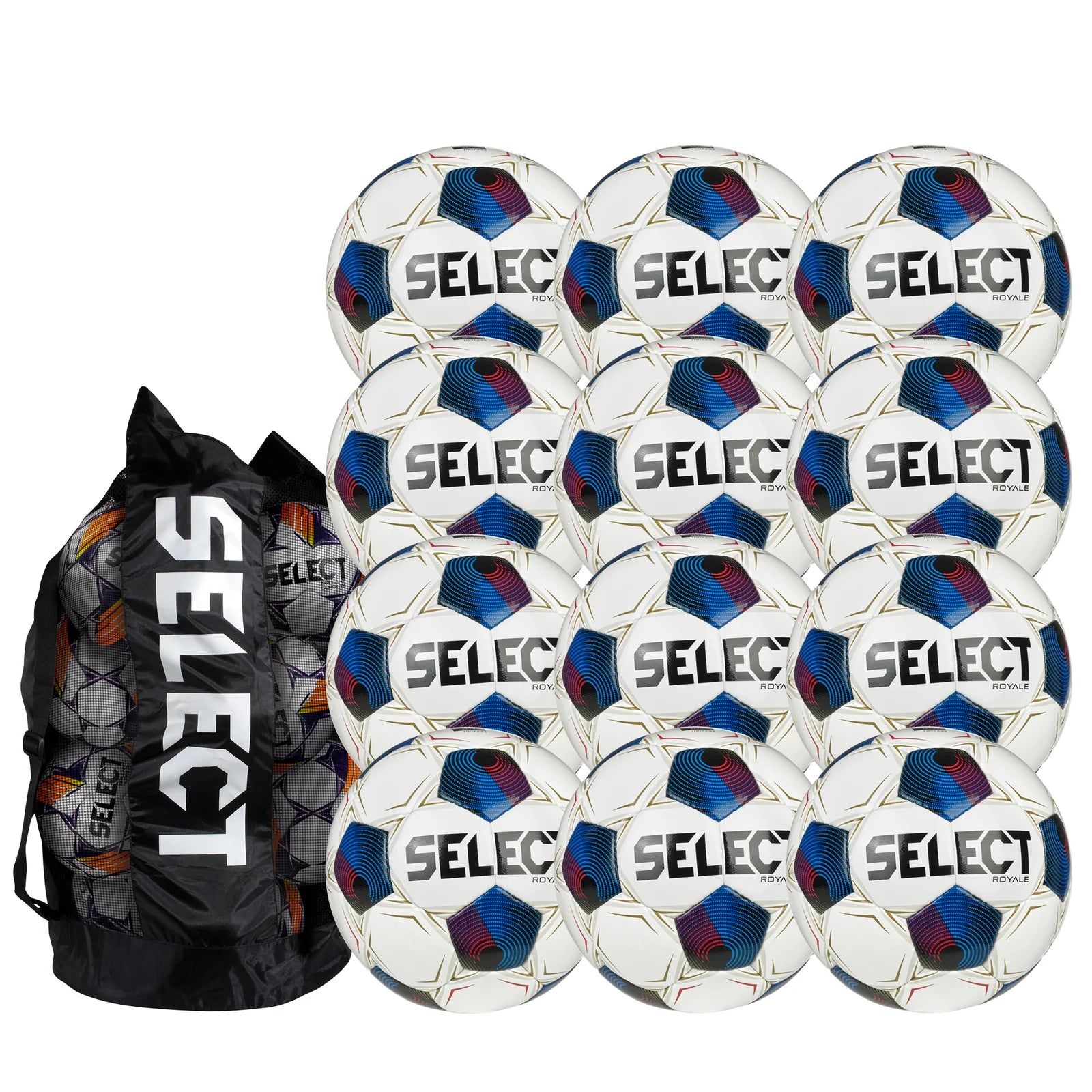 Select Royale v25 Soccer Ball Bundle (12-pack with ball bag)