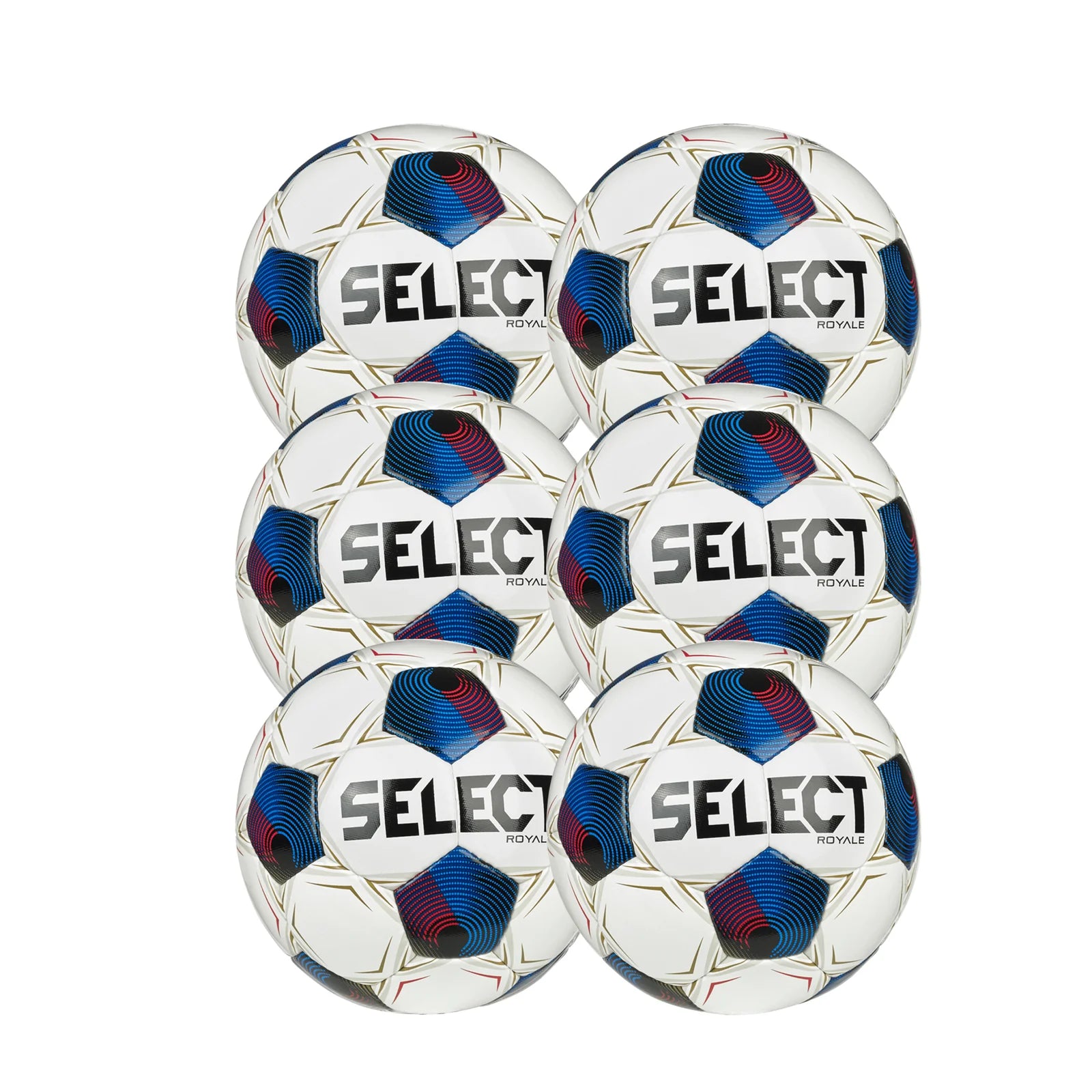 Balón de fútbol Select Royale v25 (paquete de 6)