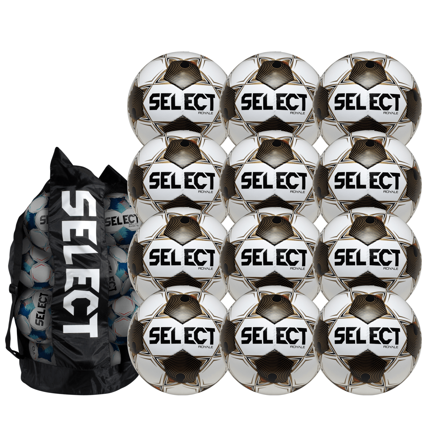 Select Royale NFHS v26 Soccer Ball Bundle (12-pack with ball bag)