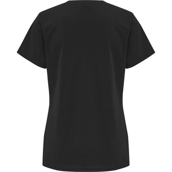 Camiseta básica roja de manga corta hummel (para mujer)