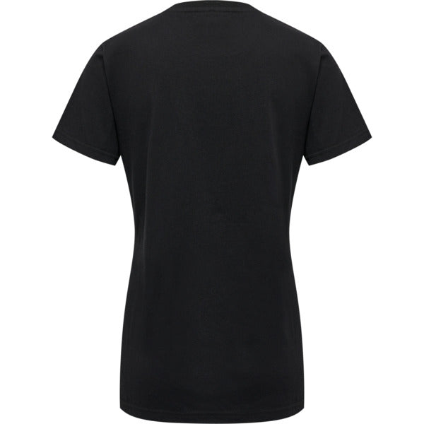 Camiseta Hummel roja de manga corta y corte pesado (para mujer)