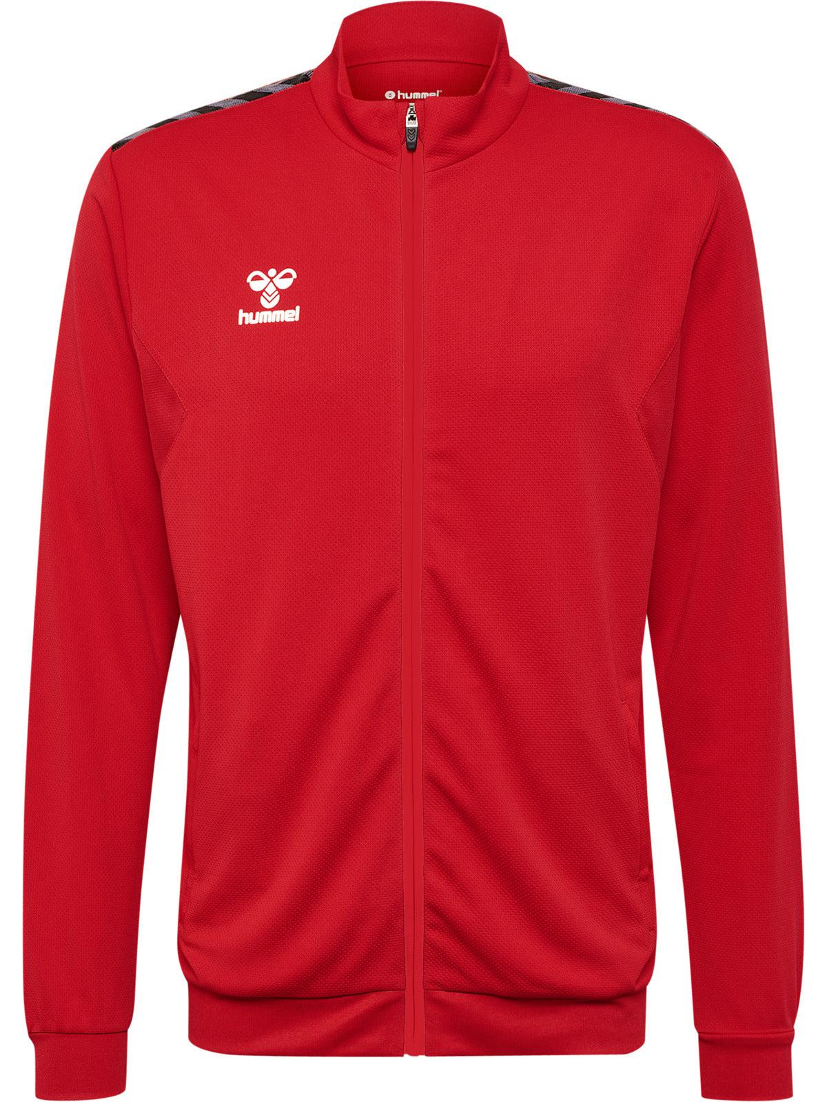 hummel フルジップジャケット レッド サイズ0 hummel Authentic 24 PL Zip Jacket