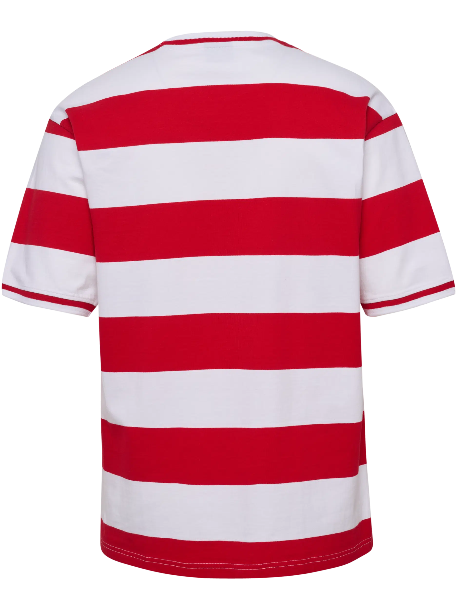 hummel Denmark DBU Fan 24 Striped Tee-Soccer Command