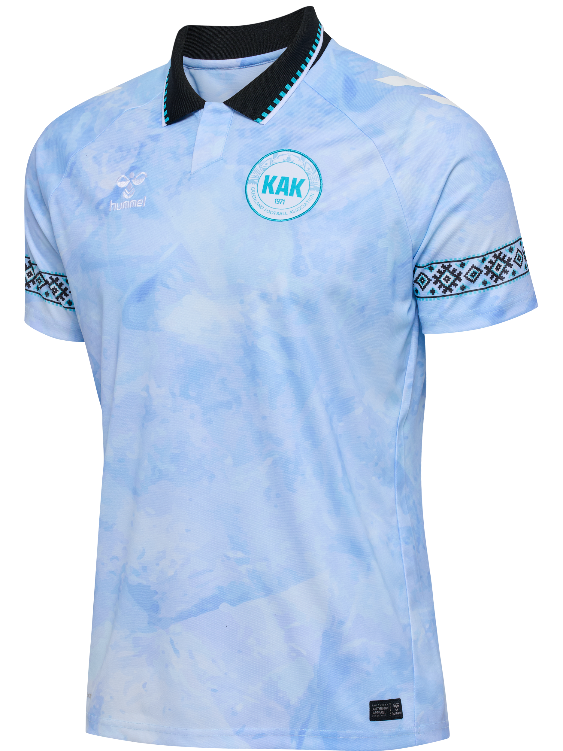 Camiseta de fútbol visitante de Groenlandia Hummel 2025
