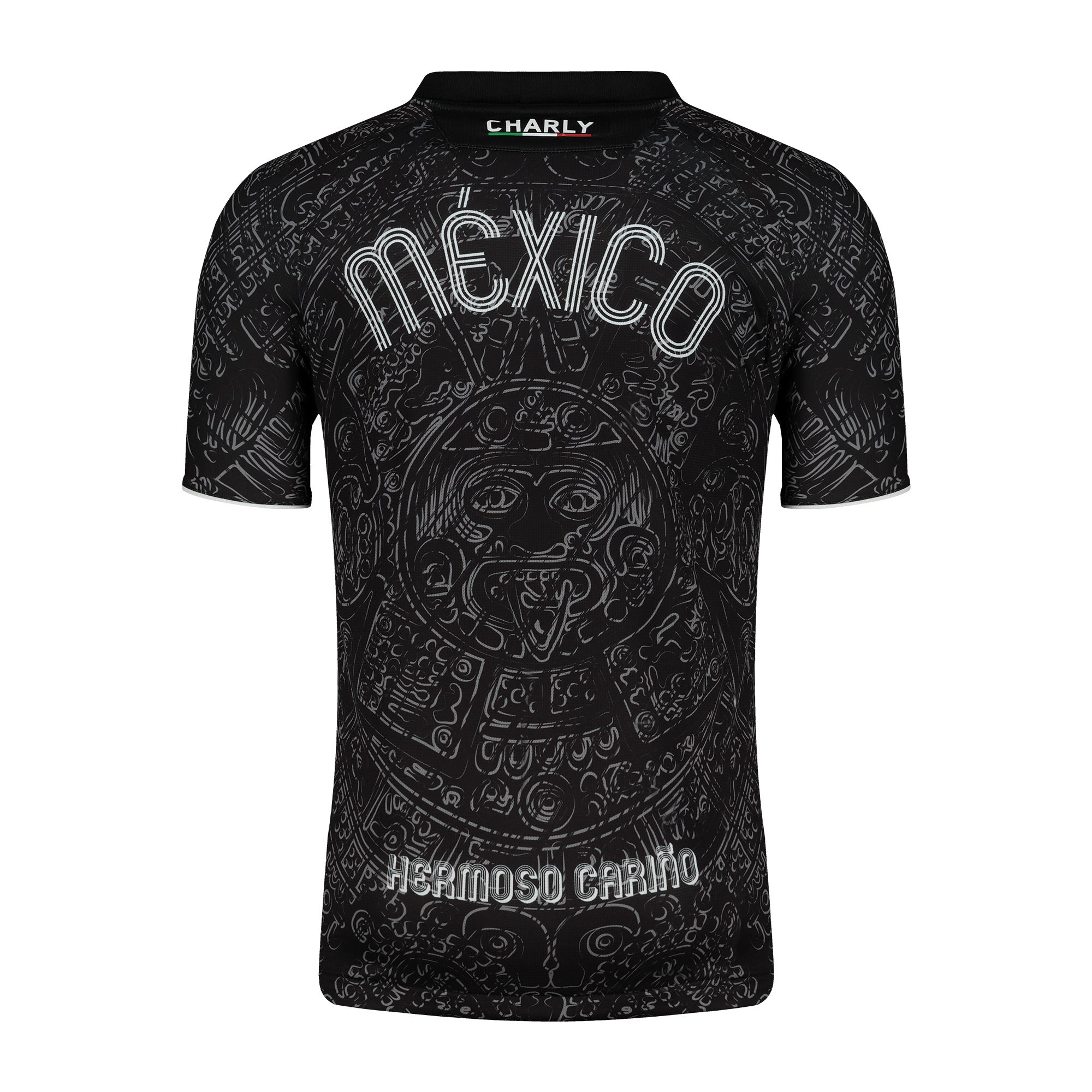 Camiseta Charly Mexico Azteca Heritage (negra)