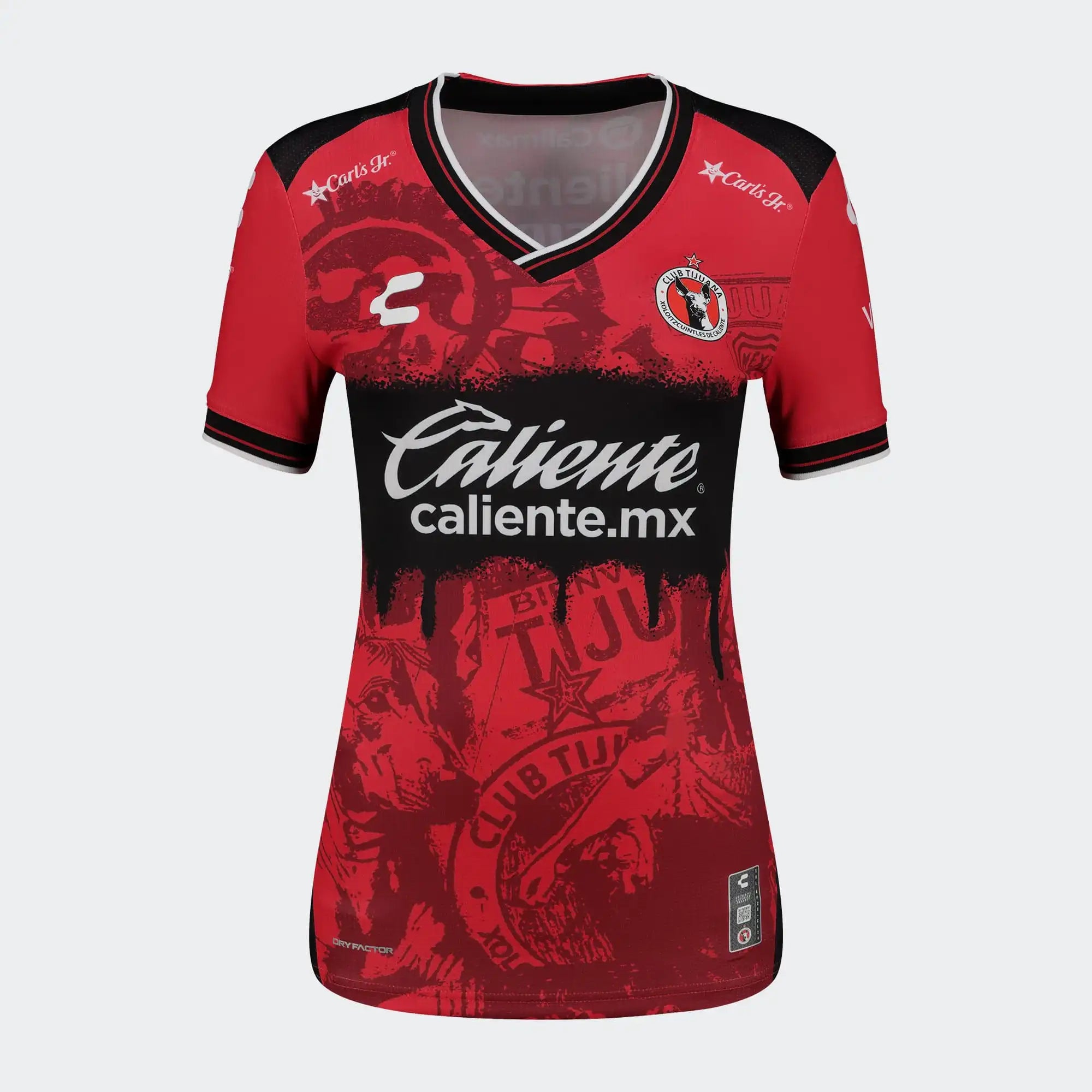 Camiseta de local del Club Charly Tijuana Xolos 25/26 (para mujer)