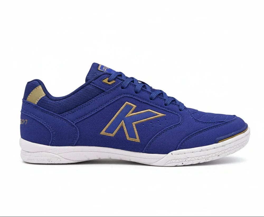 Kelme Precision Futsal Shoes (royal/gold)