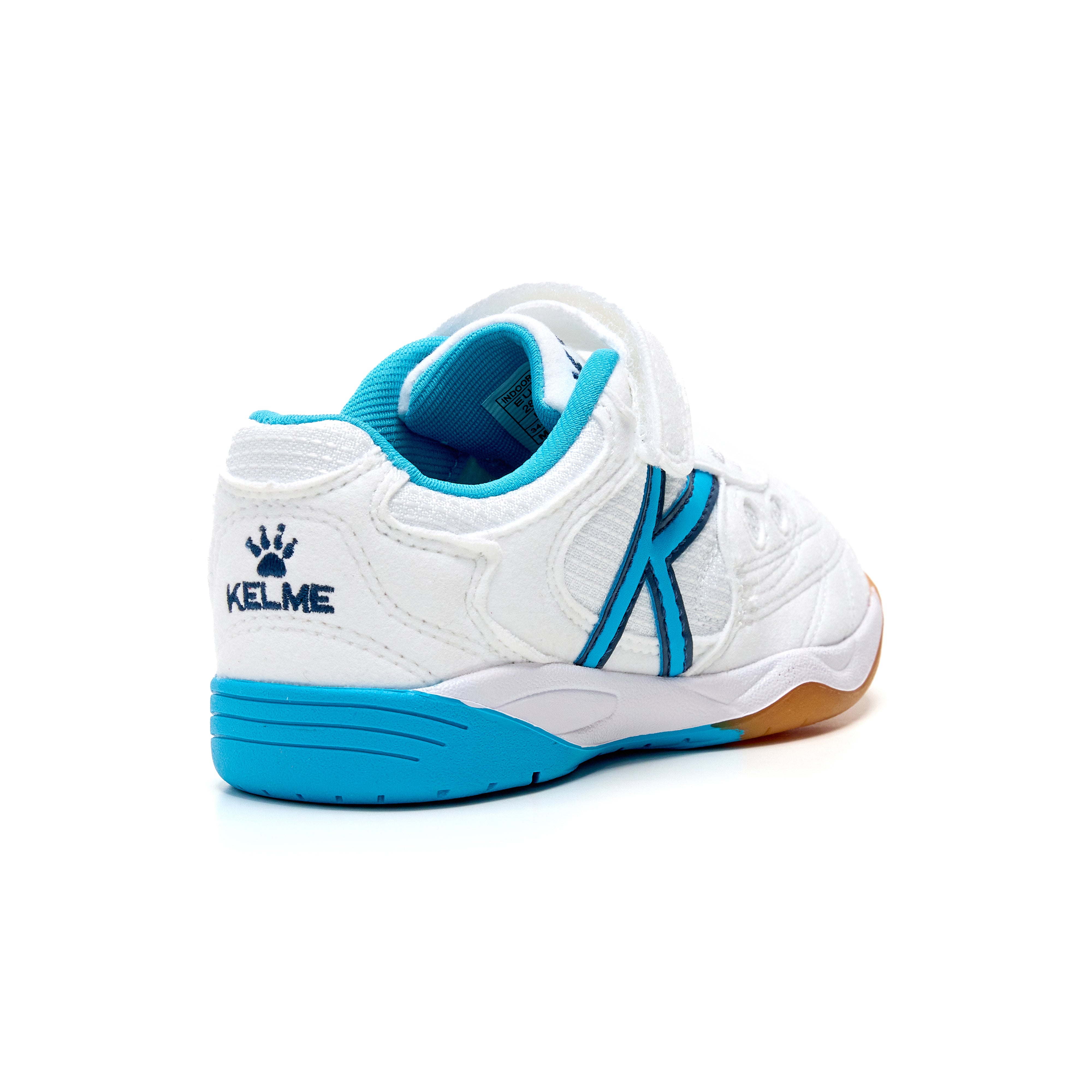 Kelme Indoor Copa Elastic Futsal Shoes (white/blue)