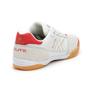 Kelme Elite Futsal Shoes (white/deep red)