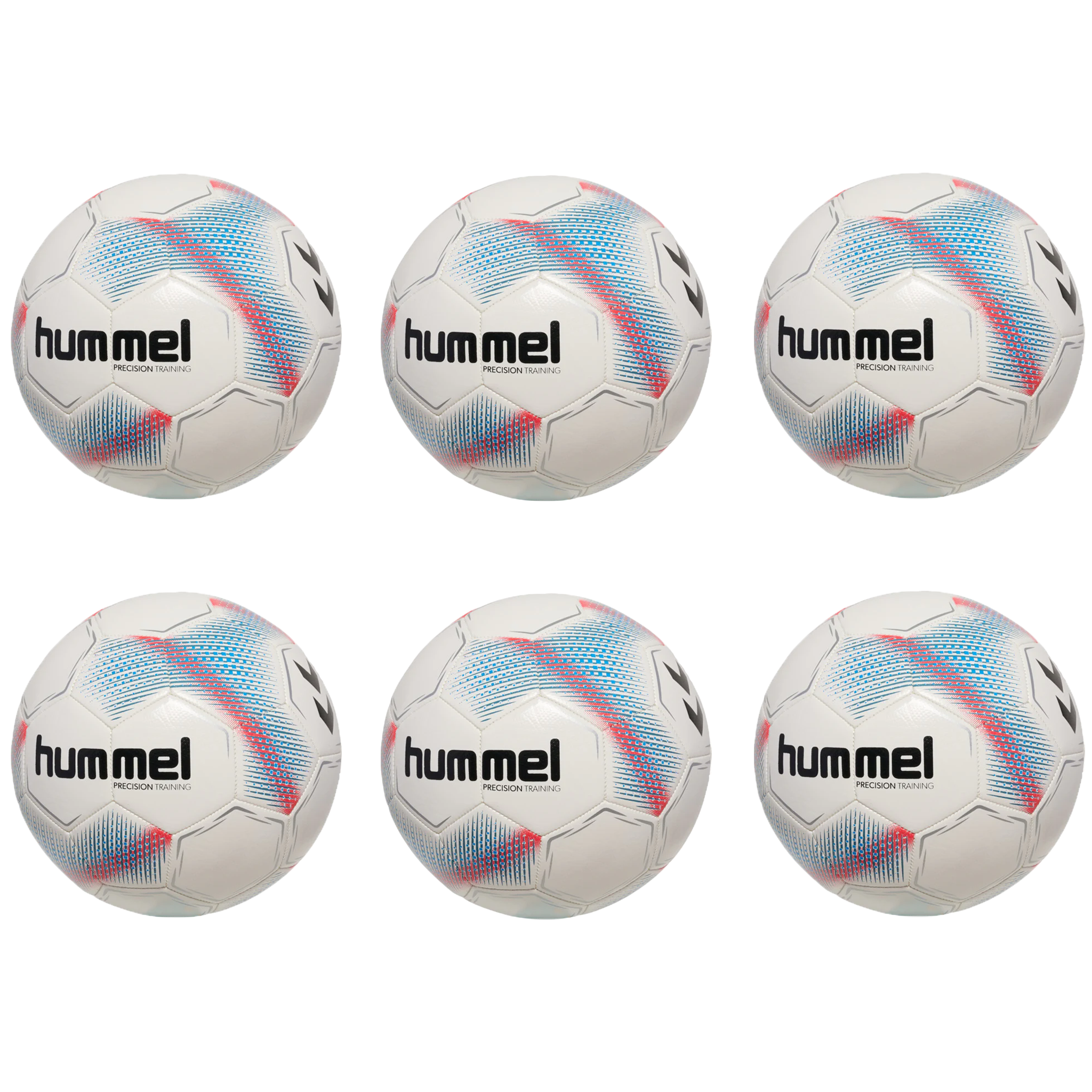 Balón de fútbol de entrenamiento de precisión hummel (paquete de 6)