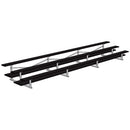 Jaypro Soccer All Aluminum Bleacher (3 Row - Double Foot Plank)