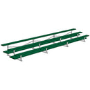 Jaypro Soccer All Aluminum Bleacher (3 Row - Double Foot Plank)