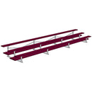 Jaypro Soccer All Aluminum Bleacher (3 Row - Double Foot Plank)