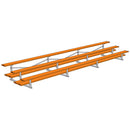 Jaypro Soccer All Aluminum Bleacher (3 Row - Double Foot Plank)