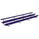 Jaypro Soccer All Aluminum Bleacher (3 Row - Double Foot Plank)