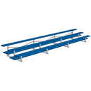 Jaypro Soccer All Aluminum Bleacher (3 Row - Double Foot Plank)