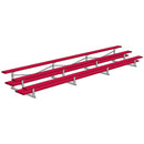 Jaypro Soccer All Aluminum Bleacher (3 Row - Double Foot Plank)