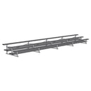 Jaypro Soccer All Aluminum Bleacher (3 Row - Double Foot Plank)