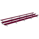 Jaypro Soccer Tip & Roll Bleacher (3 Row - Double Foot Plank)