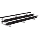 Jaypro Soccer Tip & Roll Bleacher (3 Row - Double Foot Plank)