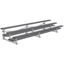 Jaypro Soccer Tip & Roll Bleacher (3 Row - Double Foot Plank)