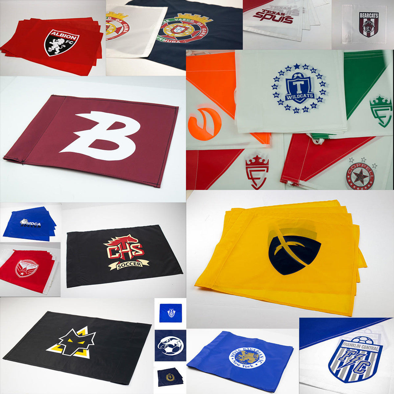Banderines de esquina de fútbol personalizados de Soccer Innovations (juego de 4)