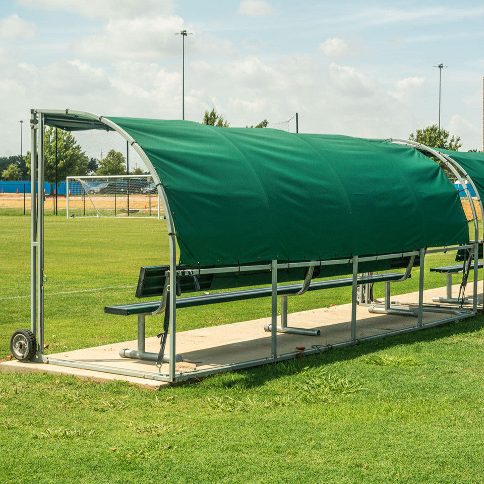 MVP IV Team Soccer Bench Shelter Replacement Summer Cover