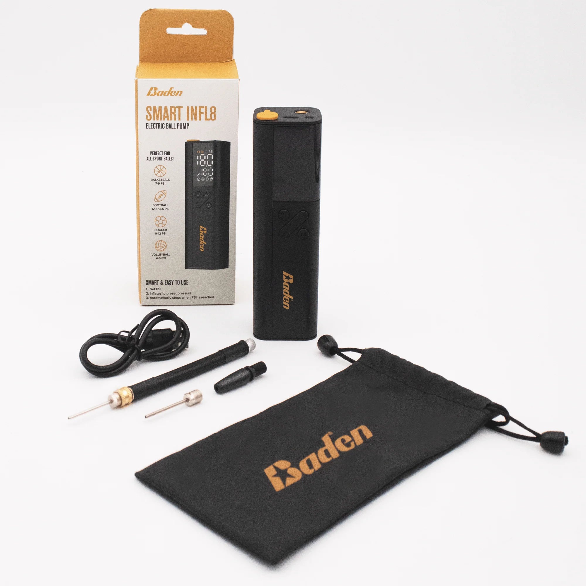 Bomba de balones eléctrica Baden SMART INFL8