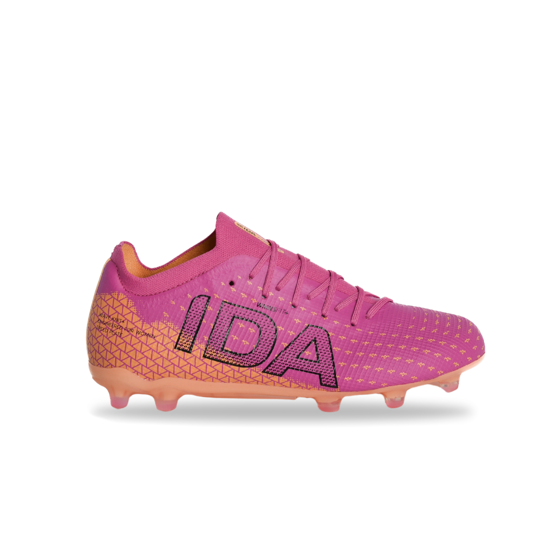 IDA Helia Elite FG/AG Women's Soccer Cleats (dark pink)