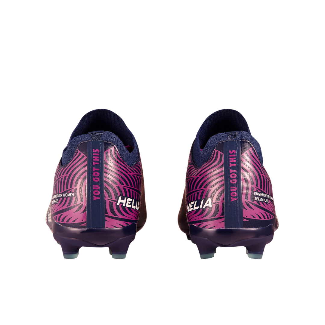 Botas de fútbol IDA Helia Club FG/AG para mujer (moradas)
