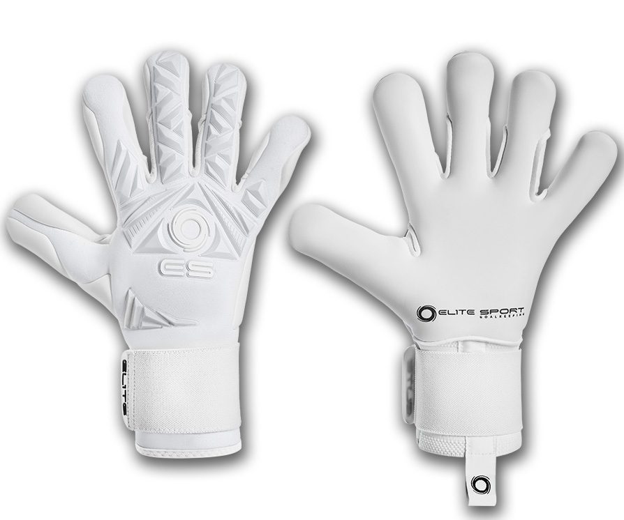Elite Sport Revolution II White v23 Goalkeeper Gloves-Soccer Command