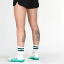 IDA Rise Elite Women's FG/AG Soccer Cleats (white/teal)-Soccer Command