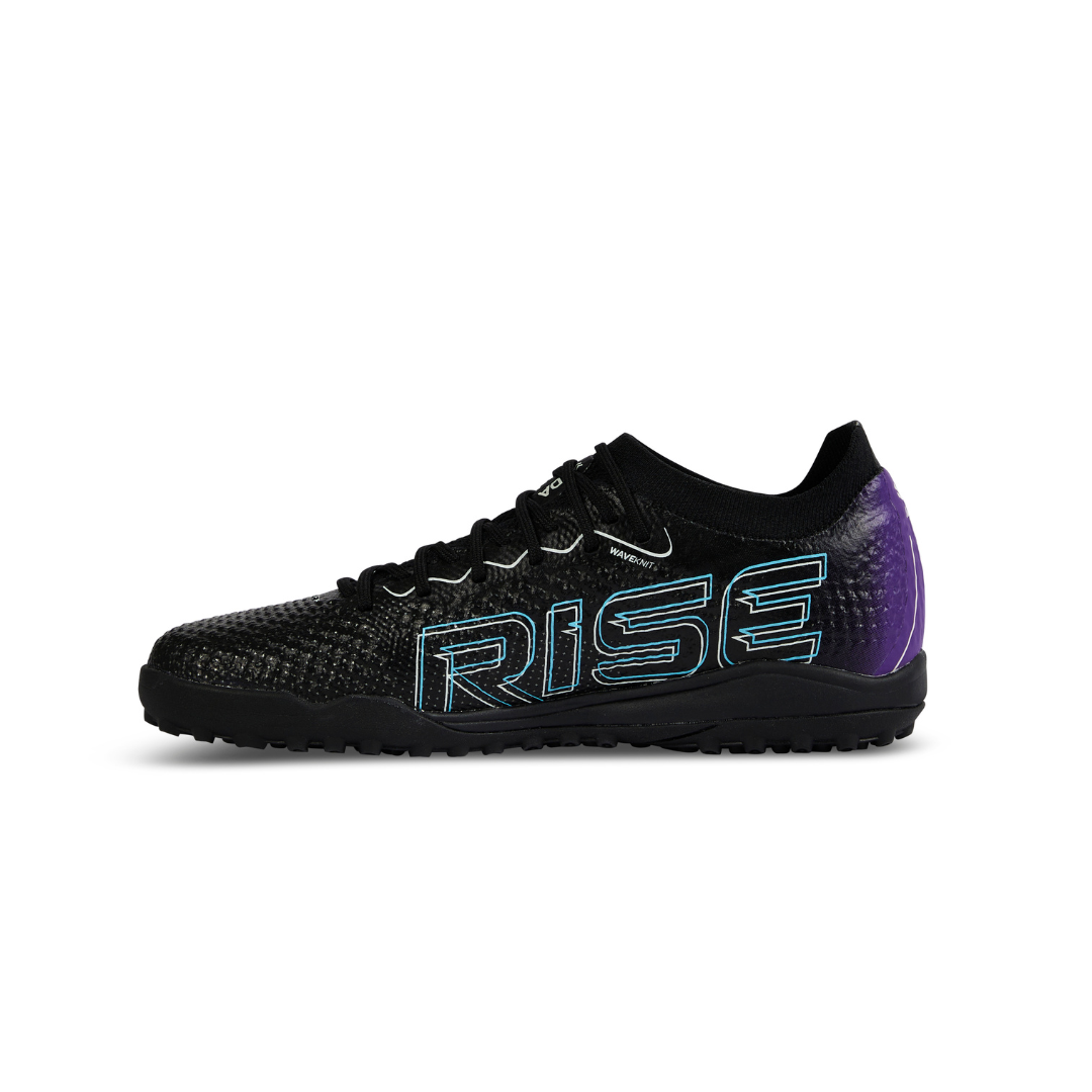 IDA Rise Women's Turf Soccer Shoes (black/purple)-Soccer Command