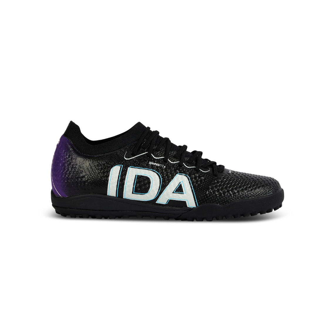 Ida Women's Rise Turf Soccer Cleats, Size 9, Black/Purple