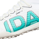 IDA Rise Women's Turf Soccer Shoes (white/teal)-Soccer Command