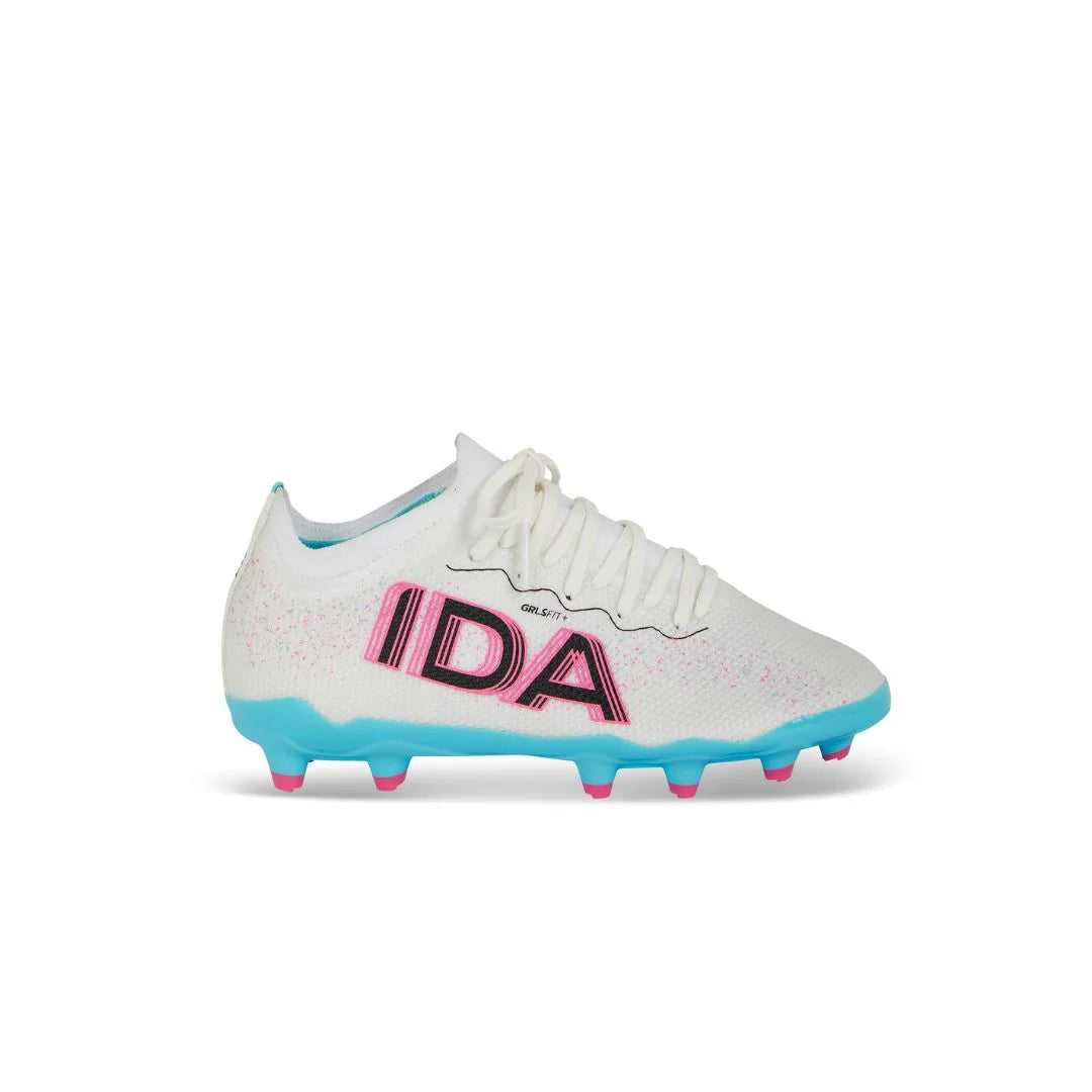 Botas de fútbol IDA Youth Next Gen para niña (blancas)