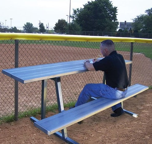 Mesa de anotadores para exteriores Jaypro de 7,5 pies con banco (portátil)