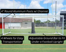 8' x 24' Pevo Stadium Series Soccer Goals with Backstays (pair)