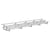 Jaypro Soccer All Aluminum Bleacher (3 Row - Double Foot Plank)