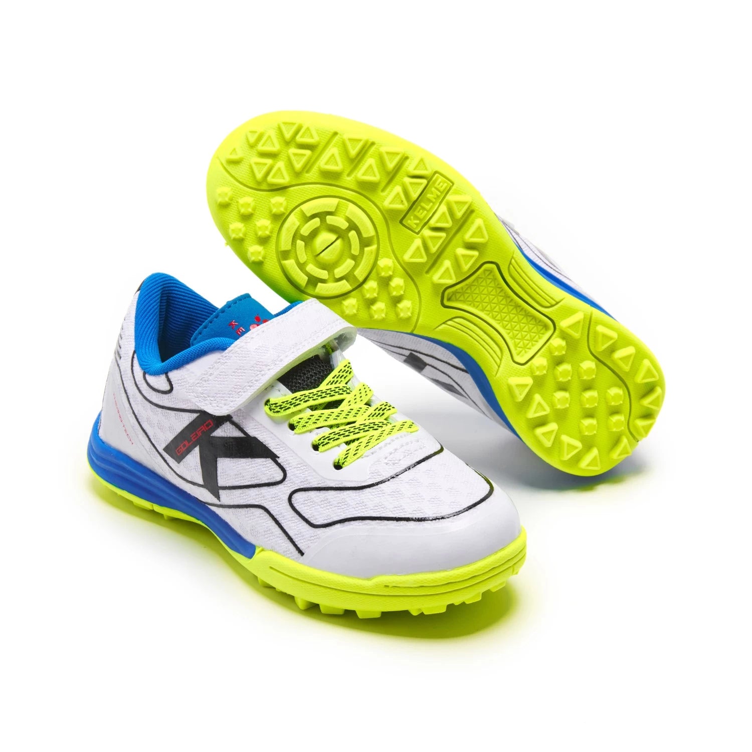 Zapatillas Kelme Goliero Turf Elastic (blanco/azul)