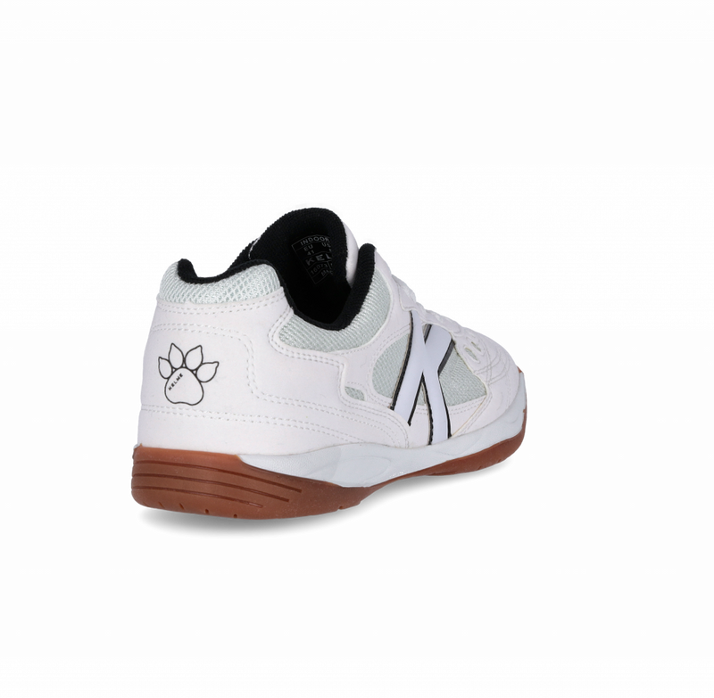 Kelme Indoor Copa Futsal Shoes - White/Black-Soccer Command